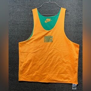 Vintage Nike ForceOrange and Green Reversible Jersey